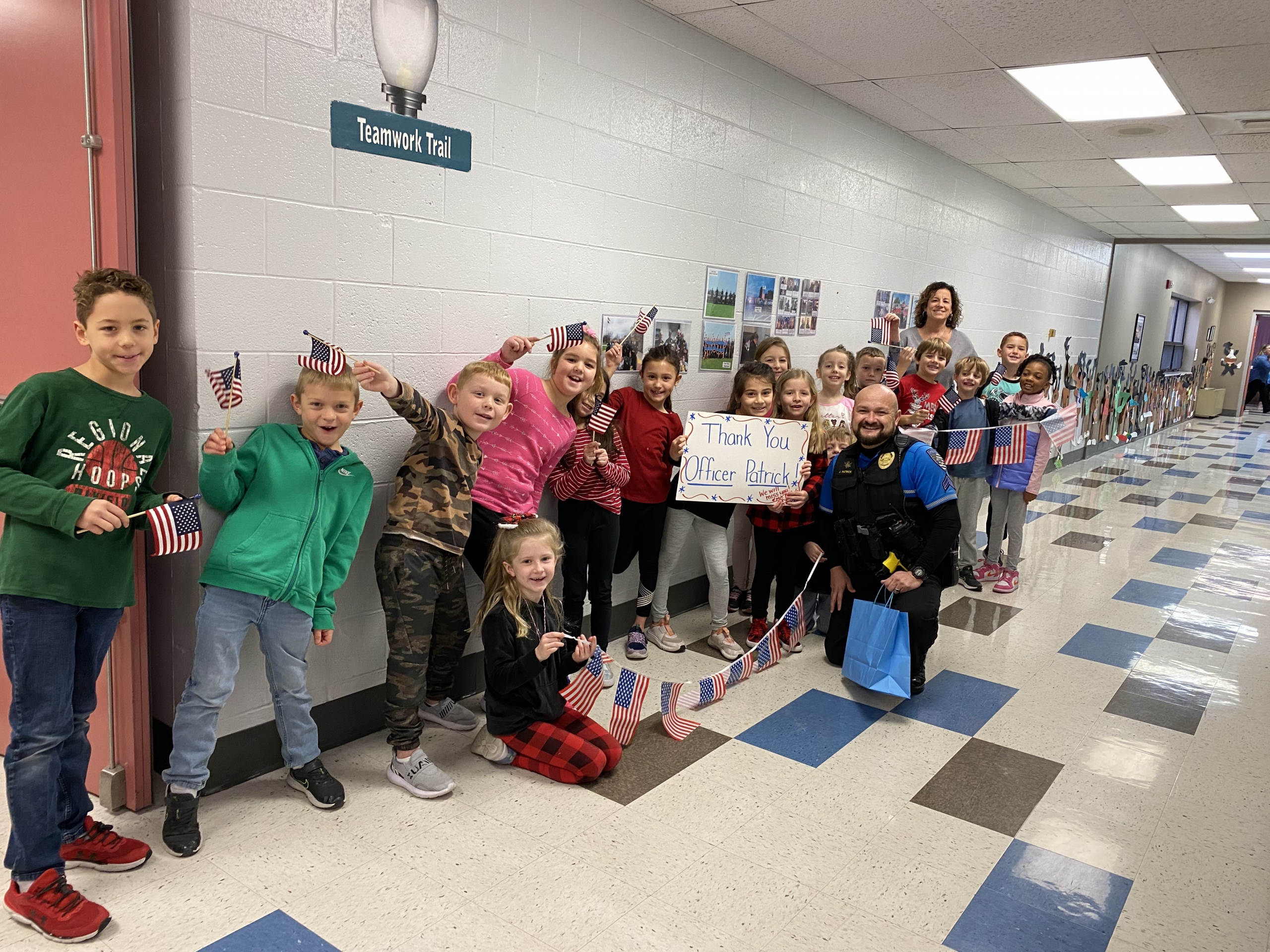 Kolling students bid farewell to Corporal Jerry Patrick, who will be retiring as an LC SRO. Corporal Patrick set the tone for the strong and successful SRO program we have at LC today.